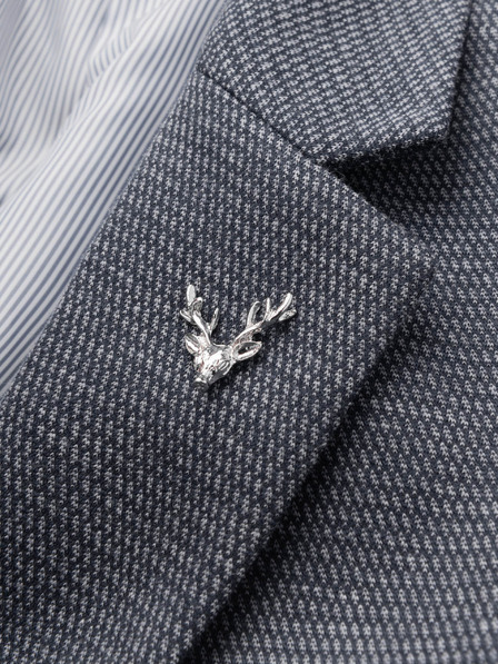 Ombre Clothing Ombre Clothing deer srebrna metalna ukrasna kopča za haljine