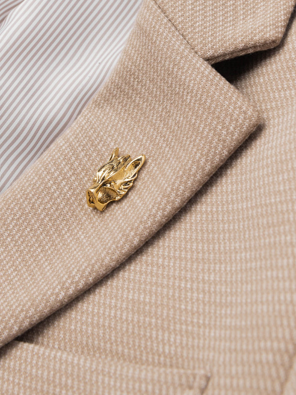 Ombre Clothing Gold Ombre Clothing vuk metalna ukrasna značka