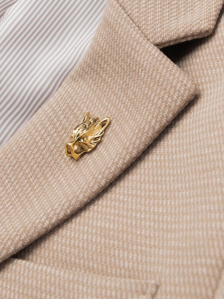 Ombre Clothing Gold Ombre Clothing vuk metalna ukrasna značka