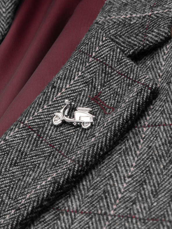 Ombre Clothing Ukrasna metalna kvačica za romobil srebrna Ombre Clothing