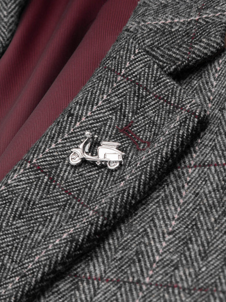 Ombre Clothing Ukrasna metalna kvačica za romobil srebrna Ombre Clothing