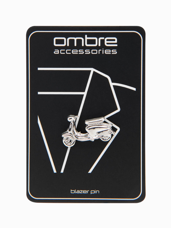 Ombre Clothing Ukrasna metalna kvačica za romobil srebrna Ombre Clothing