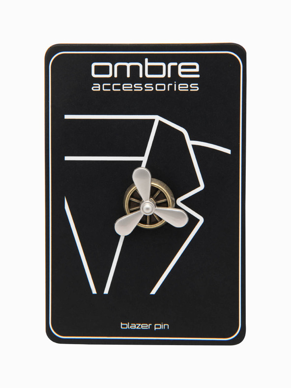 Ombre Clothing Metalik ukrasna odjeća propeler krem ​​Ombre Clothing