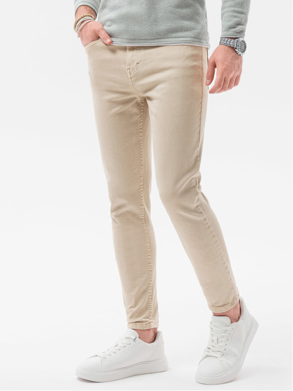 Ombre Clothing Bež muške traperice Ombre odjeća P1058