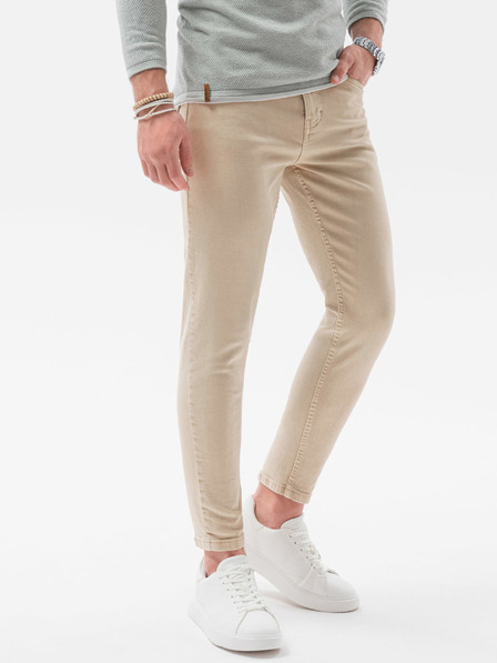 Ombre Clothing Bež muške traperice Ombre odjeća P1058
