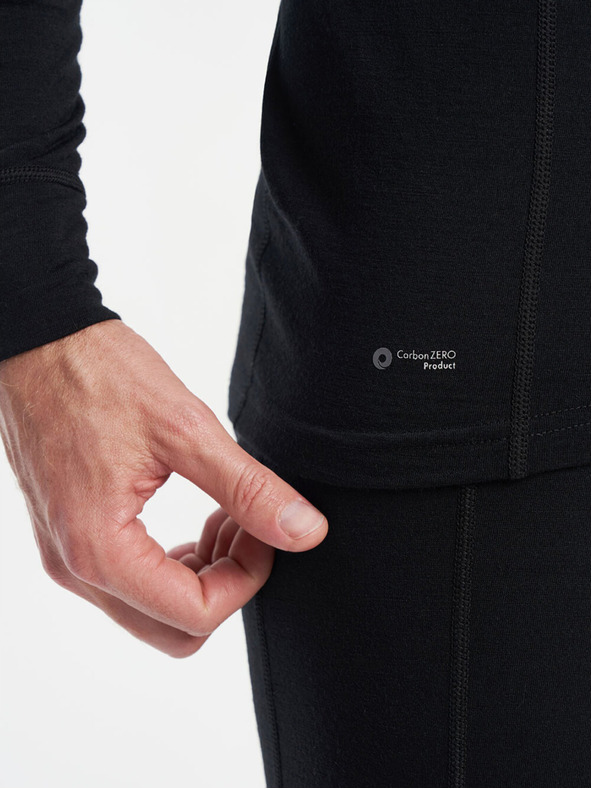 Tenson muška funkcionalna majica dugih rukava TENSON Himalaya Baselayer Merino Top M crna