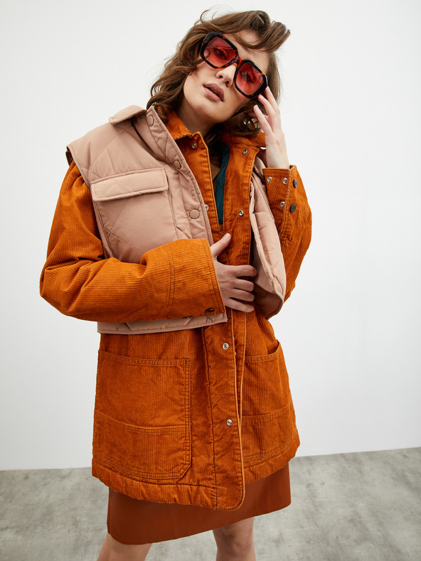 ZOOT.lab Bež ženska široka base majica s tričetvrt rukavima ZOOT.lab Leticia