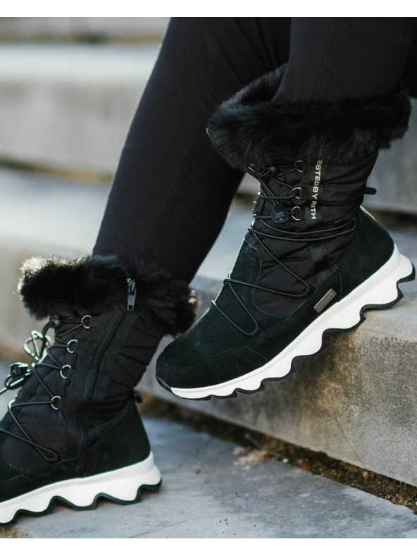 Kilpi Ženske čizme za snijeg Kilpi FROZEN HIGH WP-W Black