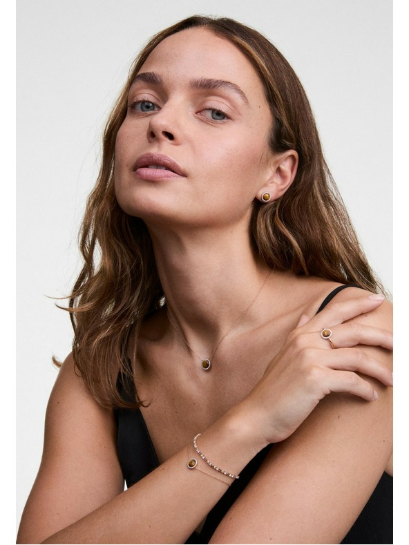 Daniel Wellington Ružičasto zlatni čelični narukvica Daniel Wellington Tennis DW00401115