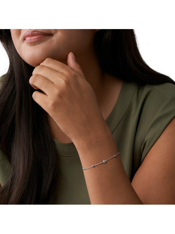 Fossil Ženski srebrni narukvica Fossil JFS00452040