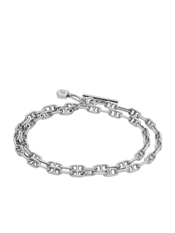 Fossil Ženski dvostruki čelični narukvica Fossil D-Link JA7245040