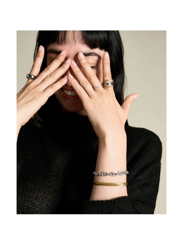 Fossil Ženski čelični narukvica Fossil D-Link JA7244040