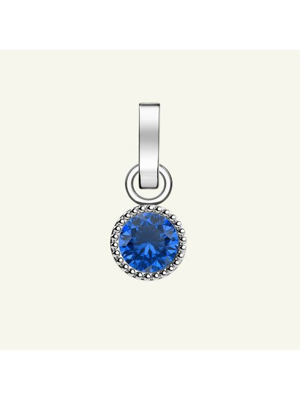 Rosefield Rosefield privjesak srebrne boje Birthstone rujan boja