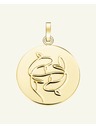 Rosefield Rosefield privjesak zlatne boje Zodiac Coin Ribe