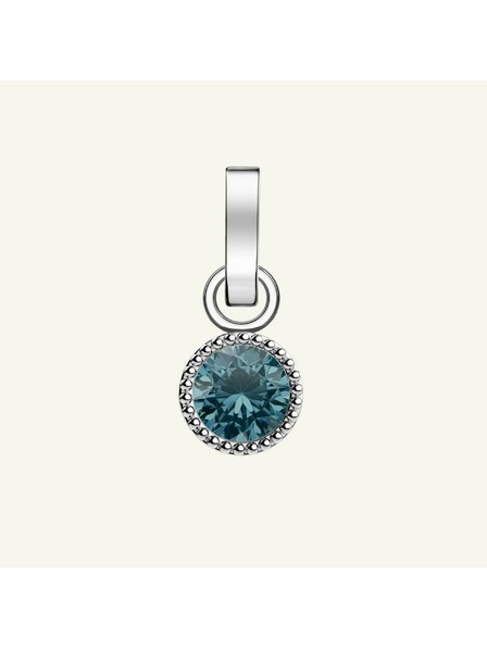 Rosefield Rosefield privjesak srebrne boje Birthstone December color