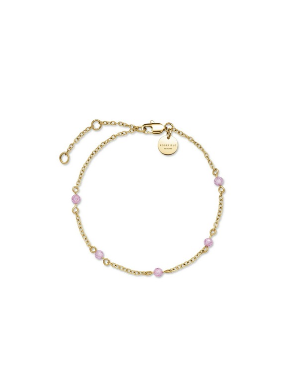 Rosefield Ženska pozlaćena narukvica Rosefield JBPSG-J813