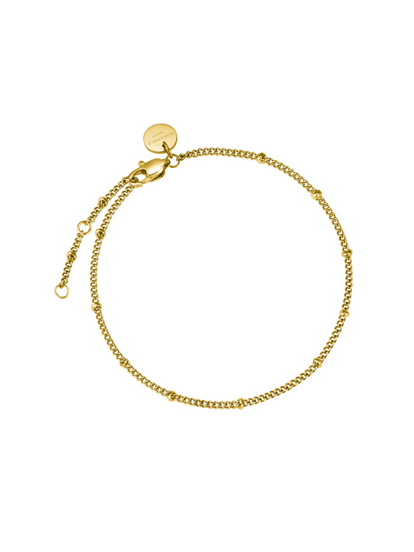 Rosefield Rosefield narukvica zlatne boje Dotted JBDBG-J591