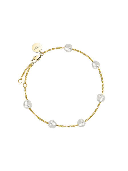 Rosefield Rosefield narukvica zlatne boje Multi Pearl JBLPG-J603