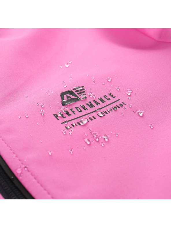 ALPINE PRO Ženska softshell jakna s DWR tretmanom ALPINE PRO KERAKA neon roza