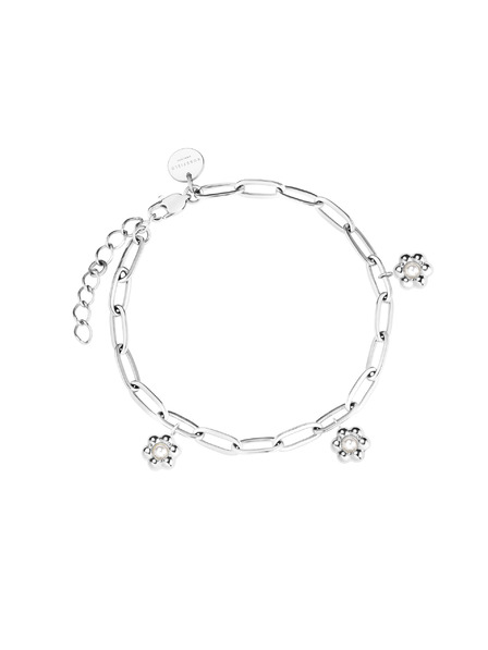 Rosefield Rosefield narukvica srebrne boje Daisy Flower JBDFS-J675
