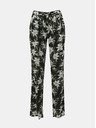 ZOOT.lab Zeleno-crne ženske hlače na cvjetić ZOOT.lab Ena