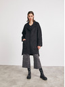 ZOOT.lab Crni ženski kaput sa mješavinom vune METROOPOLIS by ZOOT.lab Kandis