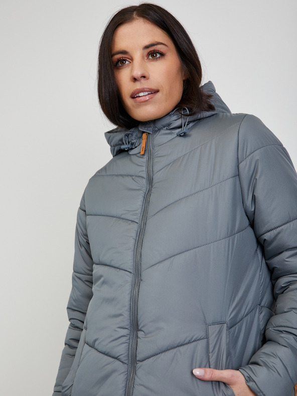 ZOOT.lab Sivi ženski prošiveni kaput ZOOT.lab