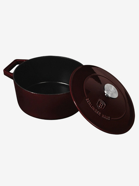 Berlingerhaus Lijevani pekač s poklopcem 24 cm Burgundy Line BERLINGERHAUS