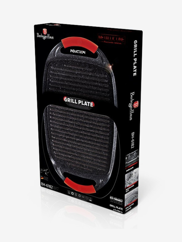 Berlingerhaus Grill ploča s neprianjajućom površinom 47 cm Burgundy Edition BERLINGERHAUS