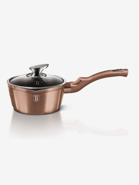 Berlingerhaus Lonac s poklopcem i mramornom površinom 16 cm Rosegold Metallic Line BERLINGERHAUS