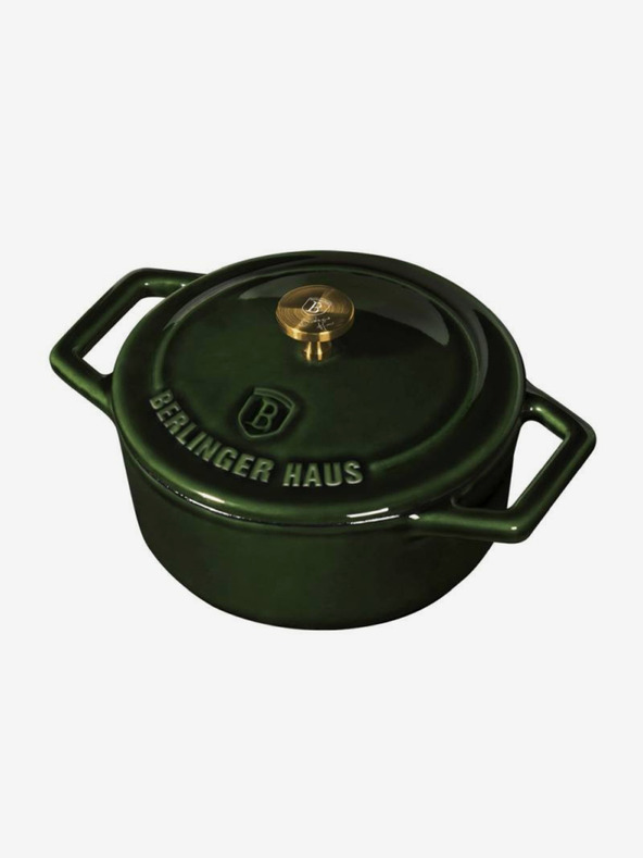 Berlingerhaus Lijevani pekač s poklopcem 10 cm BERLINGERHAUS Emerald kolekcija