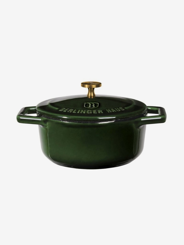 Berlingerhaus Lijevani pekač s poklopcem 10 cm BERLINGERHAUS Emerald kolekcija