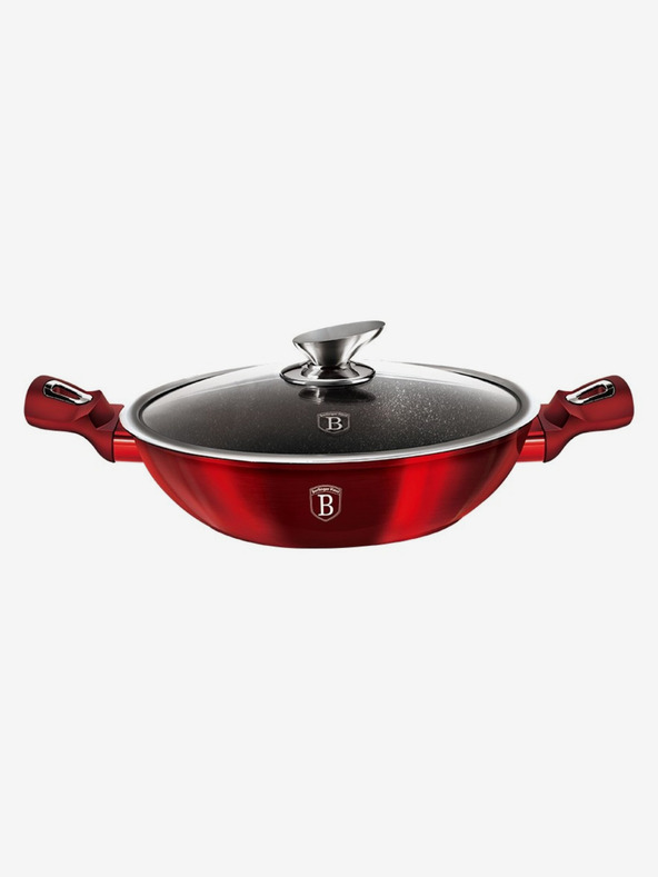 Berlingerhaus Wok s poklopcem 30 cm Burgundy Edition BERLINGERHAUS
