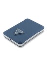Guess Guess PU Grained Triangle Logo MagSafe Powerbank 5000mAh plava