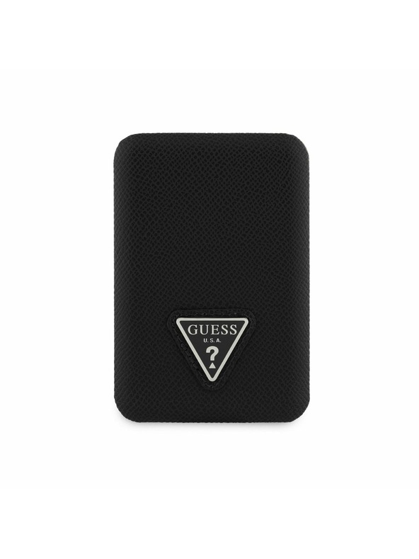 Guess Guess PU Grained Triangle Logo MagSafe Powerbank 5000mAh crna