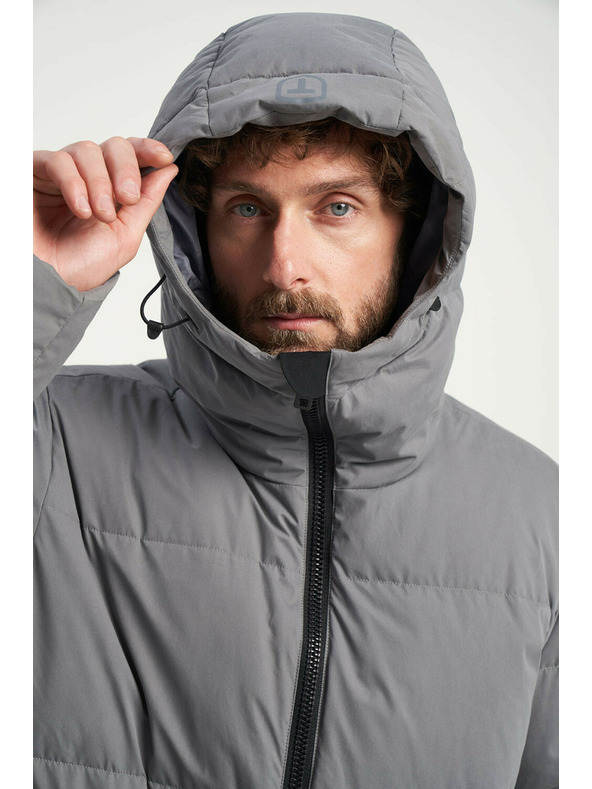 Tenson muški zimski lifestyle kaput TENSON Tenzing Down Coat M sivi