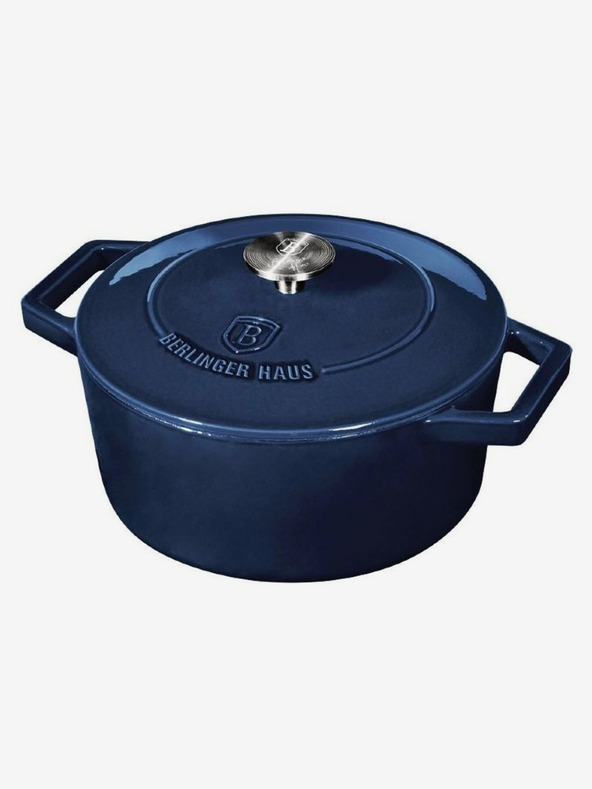 Berlingerhaus Lijevani pekač s poklopcem BERLINGERHAUS Aquamarine Metallic Line (20 cm)