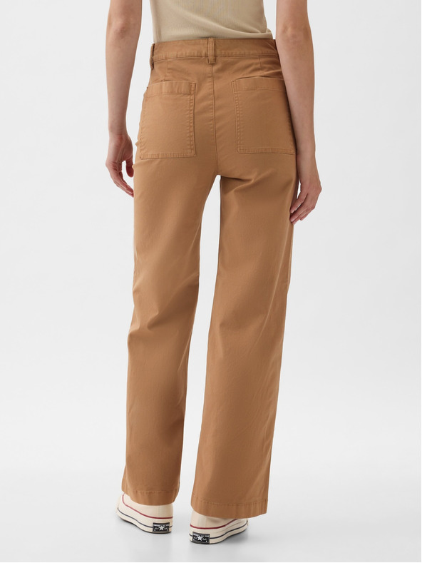 GAP Khaki Wide hlače GAP