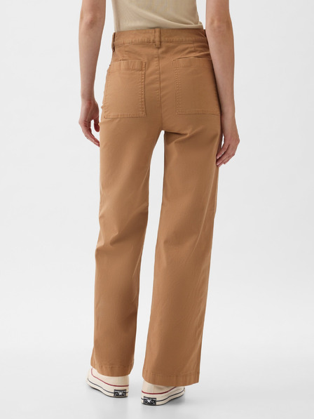 GAP Khaki Wide hlače GAP