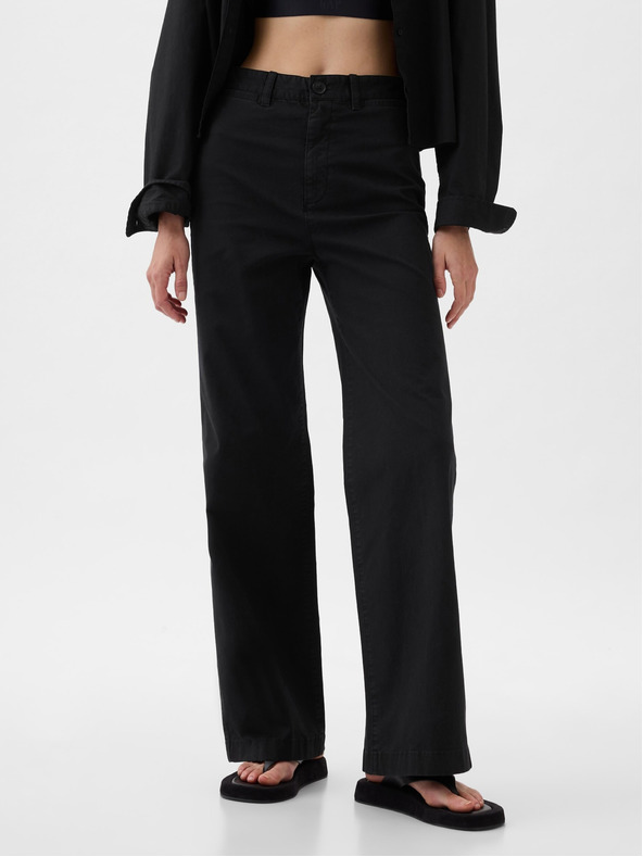 GAP Khaki Wide hlače GAP