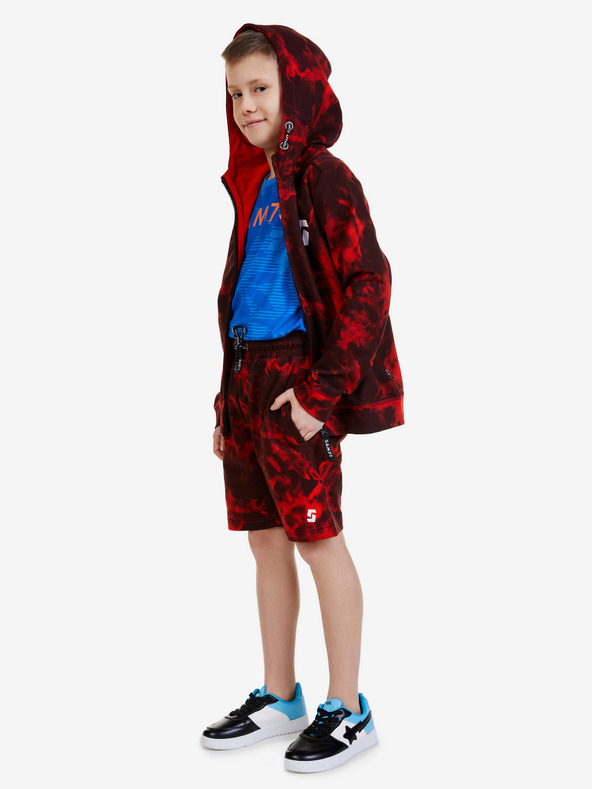 Sam 73 Crvene kratke hlače s uzorkom SAM 73 Graham za dječake