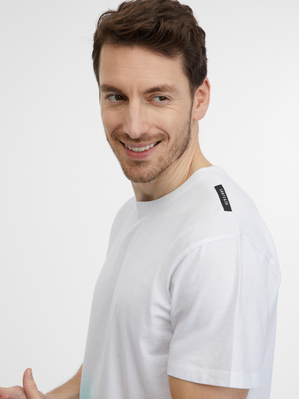 Sam 73 Plavo-bijela muška majica kratkih rukava SAM 73 Vito