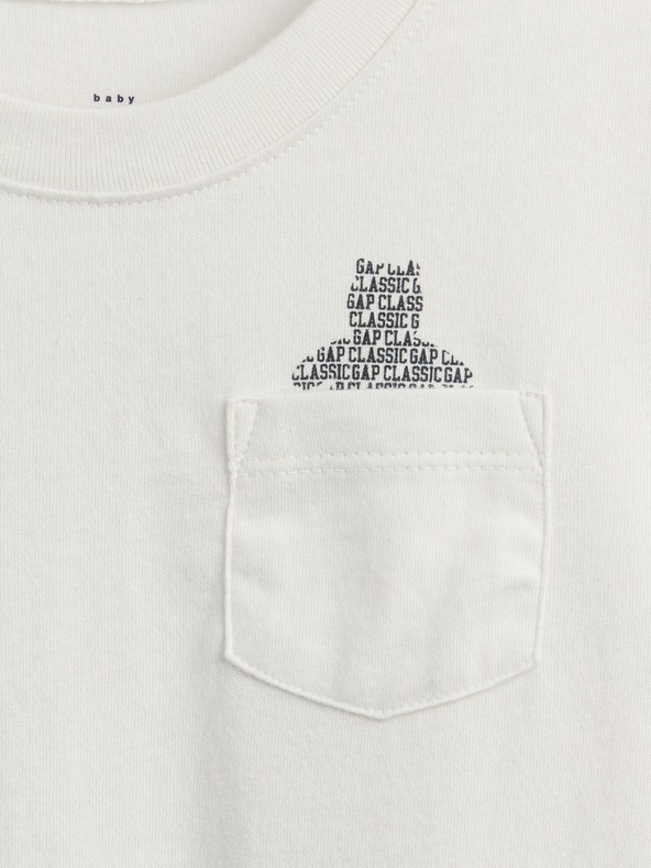 GAP Baby majica s džepom Brannan GAP