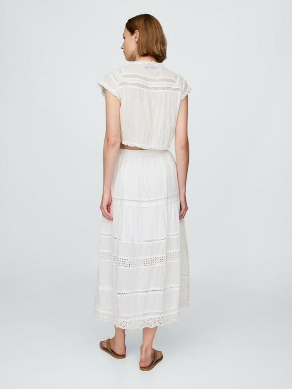 GAP Maxi suknja s čipkom GAP