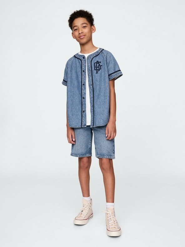 GAP Dječja traper košulja Baseball Americana GAP