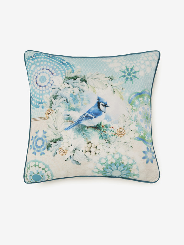 HIP 48 x 48 cm - Svijetlo plavi dvostrani jastuk s motivom HIP Camunda