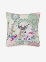 HIP 48 x 48 cm - Zeleno-ružičasti dvostrani jastuk s motivom HIP Romini