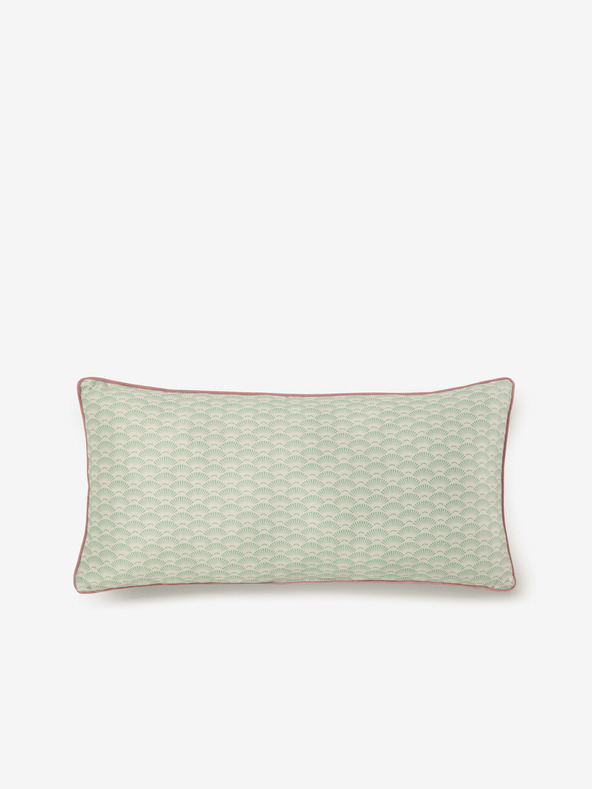 HIP 30 x 60 cm - Zeleno-ružičasti dvostrani jastuk s motivom HIP Romini