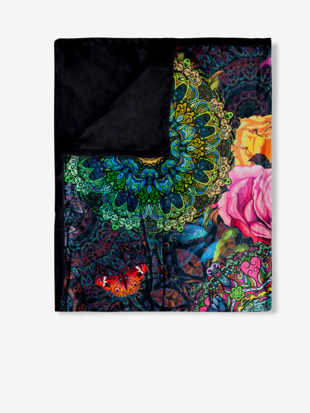 HIP Crni karirani HIP s uzorkom 130 x 160 cm