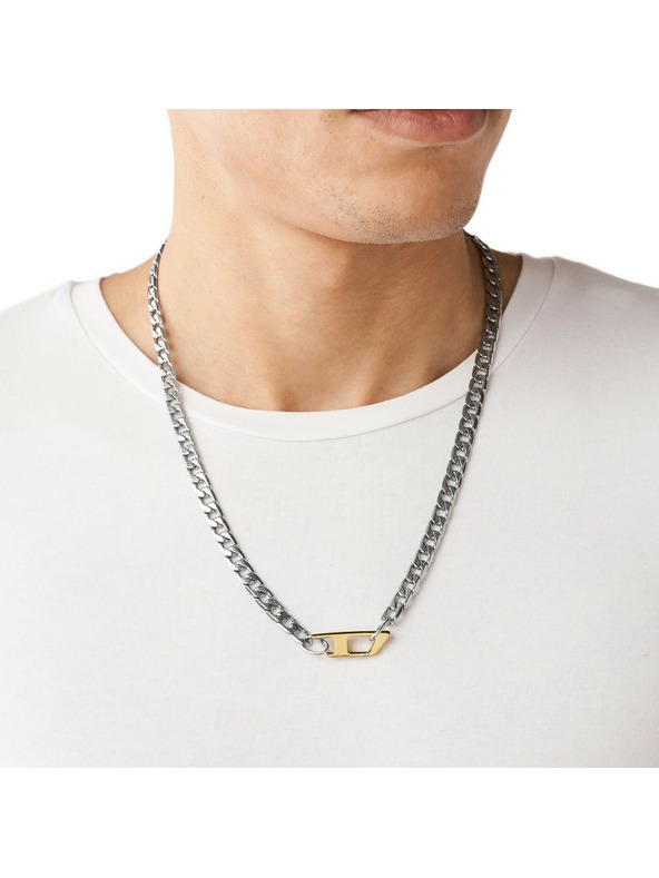 Diesel Muški čeličasti ogrlica Diesel DX1343040